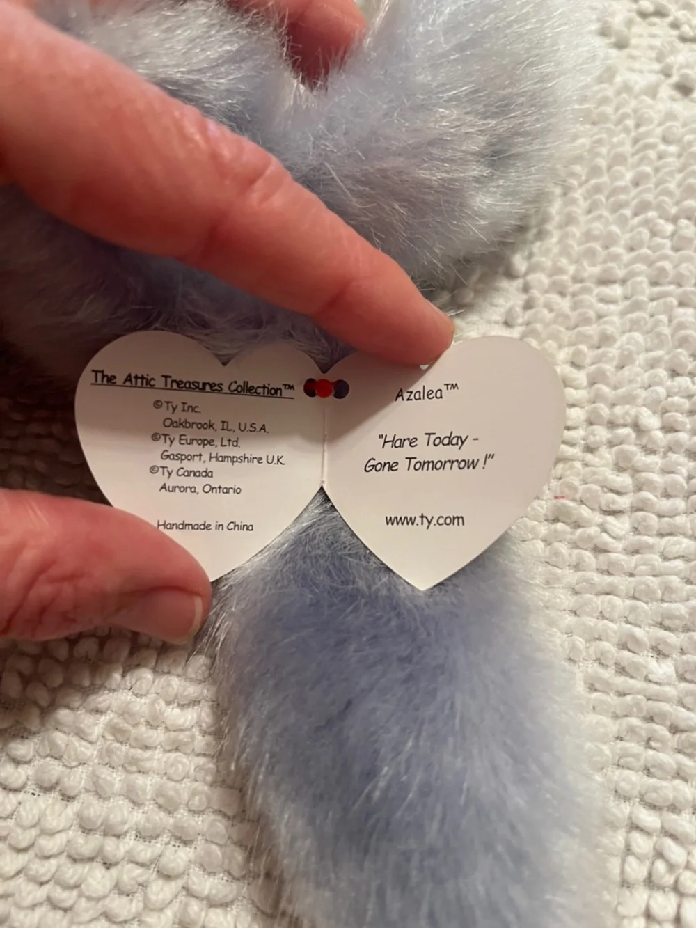 Ty Beanie Baby Azaleas Bunny 1993